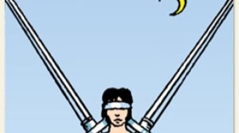 Words may seem like sharp daggers today with Mercury's entry into Aries. Measurement!!The 2 of Swords and The Knight of Cups - 03/03/2025