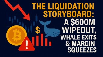The Liquidation Storyboard: A $600M Wipeout, Whale Exits & Margin Squeezes