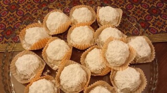 Foodbook #914 almond snowballs - Kourabiedes