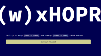 Staking HOPR on xDAI sidechain