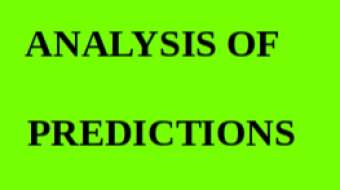 Analysis of predictions in sports: week 43