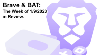 Brave & BAT: The Week of 1/9/2023 in Review  -  BAT Community Call, Twitter Space, Changes to Rewards, and More...