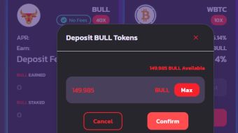 My first experience on Polygon chain - PolyBull Finance