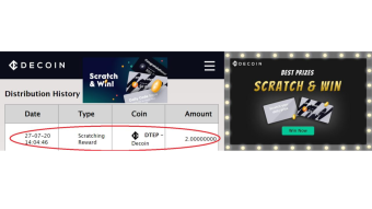 DECOIN Exchange (DTEP) - Scratch & Win Best prizes of DTEP!!!
