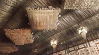 Square chandelier