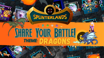 Splinterlands | Playing with DRAGONS challenge - Winning thanks to flying ability