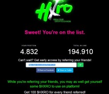 HXRO airdrop