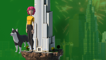 MegaCryptoPolis 3D - decentralized city builder game running on Ethereum blockchain