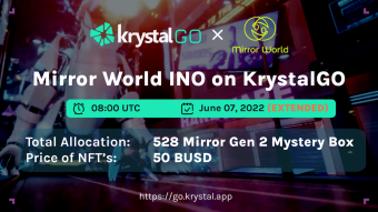 Mirror World INO Launch on KrystalGO: Announcement & Participation Details