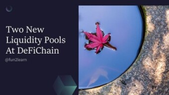 Two New Liquidity Pools On DeFiChain