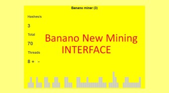 Banano Miner Update: New Mining Interface
