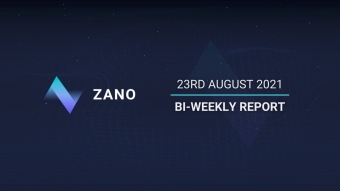 Zano Bi-weekly Report (23rd August 2021)