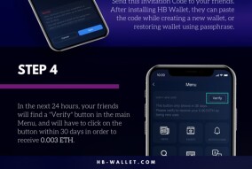 airdrop hb-wallet 0.003 ethereum per install and $ 1 per friend