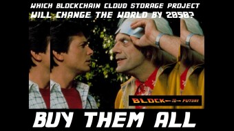 Blockchain Cloud Storage: Filecoin (FIL), Storj (STORJ), Burst (BURST)... oh yeah, & SiaCoin (SC)