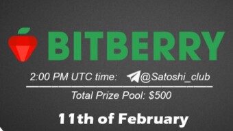 Join the AMA of Satoshi Club x BitBerry. Rewards: 500 USDT, February 11th.