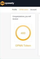 Airdrop 400 Opennity token