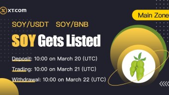 Soy Token is Listed on XT Exchange! 🥳 🎉Happy Saint Patrick's Day, #DeFi Community!