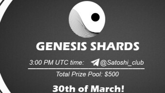 Join the AMA of Satoshi Club x Genesis Shards. Rewards: 500 USDT, March 30th.
