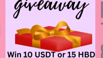 Opportunity to win 10$ USDT or 15 HBD on X