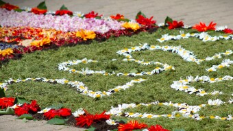 Corpus Christi in a small Polish village...
