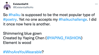🍞 Wednesday July 13 - 2022 🍞   @ExistentialNoHo @MetaTrekkers #HaikuChallenge