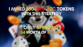 I Mined 550+ BFG-BTC Tokens With Only 4 Dollars