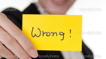 What is wrong with saying Wrong is Wrong