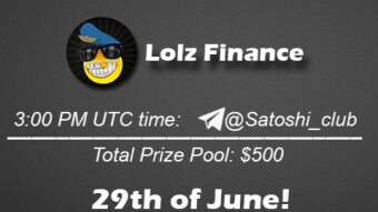 Join the AMA of Satoshi Club x Lolz Finance. Rewards: 500 USDT, June 29th.
