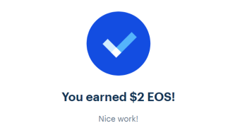 How I earned $10 of free EOS