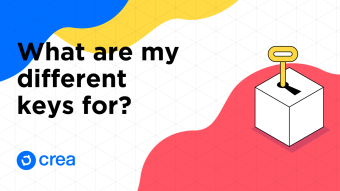 Discover the different keys 🔑 of the CREA network. What are they for?