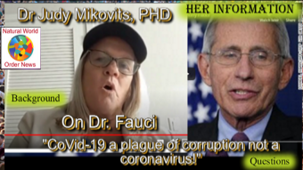 Dr. Mikovits; CoVid-19 'Is Corruption!' Not a Clinical Coronavirus