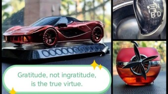 Gratitude, not ingratitude, is the true virtue.