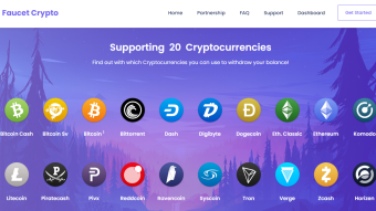 FaucetCrypto : free faucet for 20 cryptos (BTC, ETH, ETC, Dash, Horizen ...)