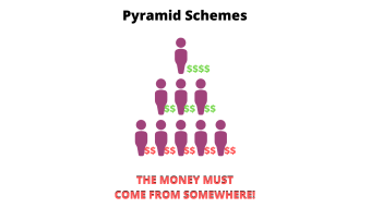 Why are pyramid schemes immoral and illegal?