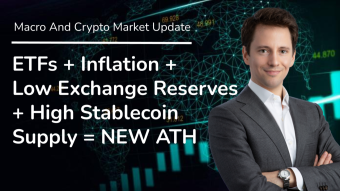 ETFs + Inflation + Low Exchange Reserves + High Stablecoin Supply = NEW ATH - Daily ‌‌Macro And Crypto Update