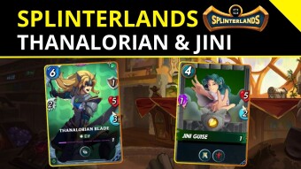 Splinterlands 🐉| Deck Upgrade - Thanalorian Blade & Jini Guise !
