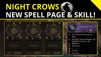 Night Crows 🌒| New Events, New Spell Page and Skill Added!