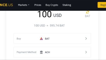 BAT makes the list of the few assets you can buy on Binance.US