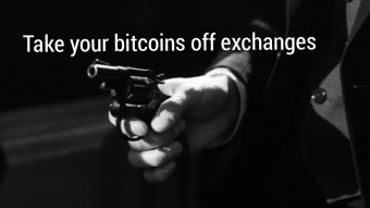Gary is driving people to get their cryptos off exchanges.