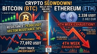 Bitcoin Hits 79,000 USDT Wall, Ethereum Slips: Hormuz Tensions Persist
