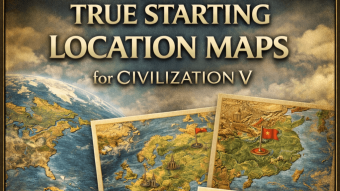 True Starting Location Maps Civ5