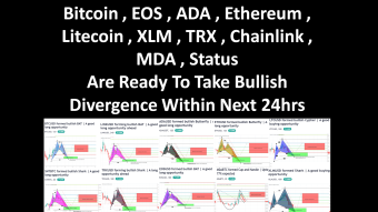 Bitcoin , EOS , ADA , Ethereum , Litecoin , XLM , TRX , Chainlink , MDA , Status  Are Ready To Take Bullish Divergence Within Next 24hrs