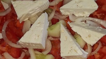 Foodbook #1142 salad with feta cheese