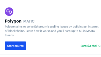New Campaign by Coinbase - Learn & Earn 3$ of MATIC (answers included)