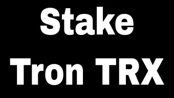 How to stake TRON and earn daily TRX.