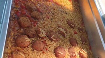 Foodbook #302 Meatball and orzo casserole