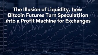 The Illusion of Liquidity, how Bitcoin Futures Turn Speculation into a Profit Machine for Exchanges