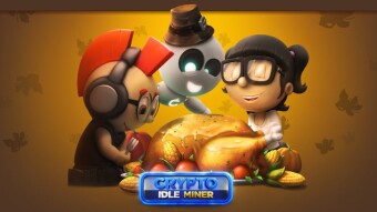 Crypto Idle Miner Thanksgiving Event (promo code for free HORA tokens)