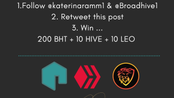 NEW GIVEAWAY! Enter to win 200 BHT, 10 HIVE AND 10 LEO!