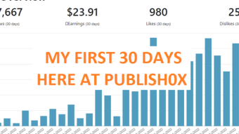 My first 30 days her at Pubish0x